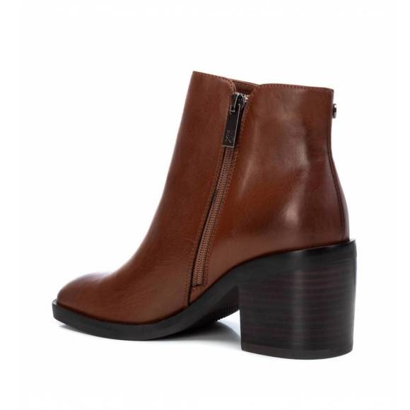 NEW XTI women's dress booties in brown - Picture 3 of 4